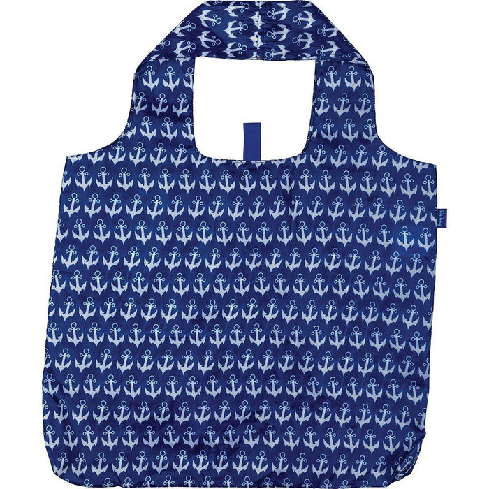 Anchor Navy Blu Bag Reusable Shopping Bag BLUBAGS rfp-blu