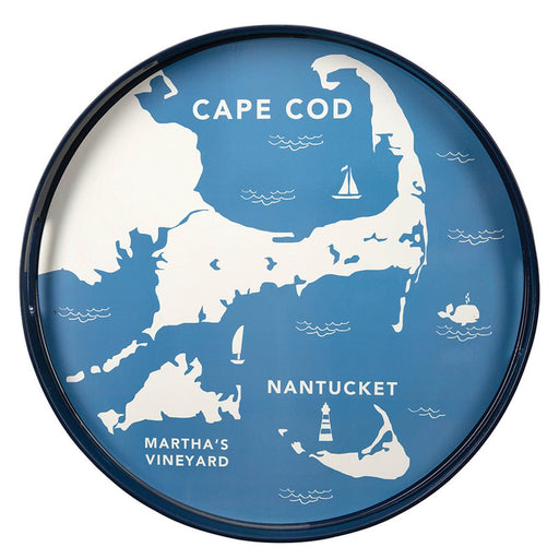 Coastal Cape 15" Coco Tray TRAY-ROUND rfp-home