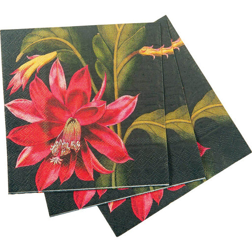 Orchid Cactus Cocktail Napkin NAPKIN_PAPER rfp-home