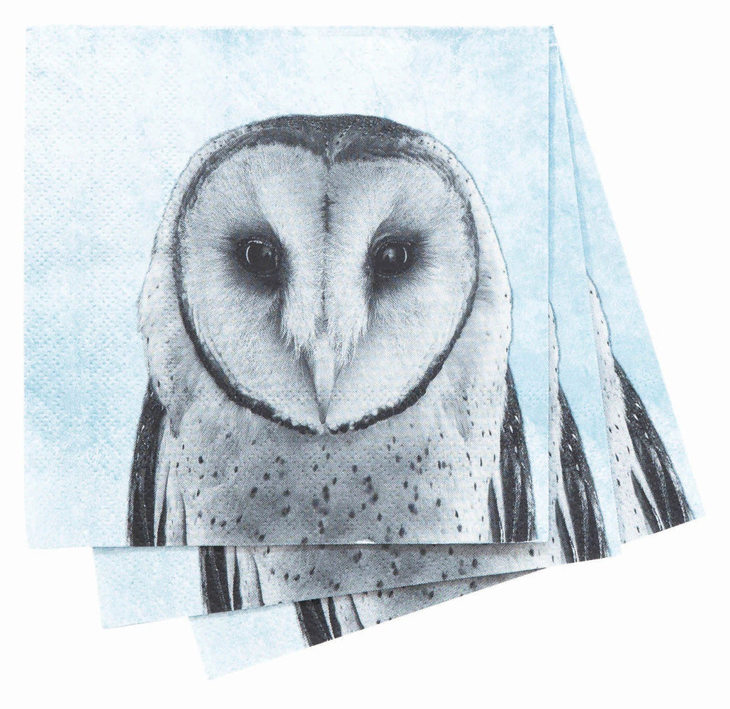 Snowy Owl Cocktail Napkin NAPKIN_PAPER rfp-home