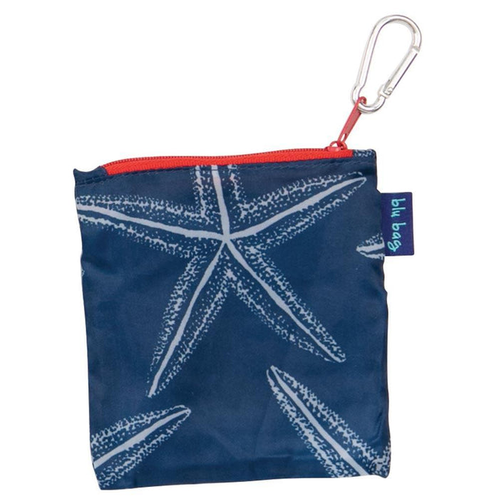 Starfish Navy Blu Bag Reusable Shopping Tote BLUBAGS rfp-blu
